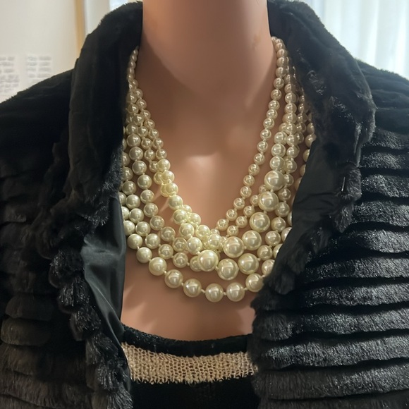 J.CREW PEARL TWISTED HAMMOCK NECKLACE - Picture 9 of 14